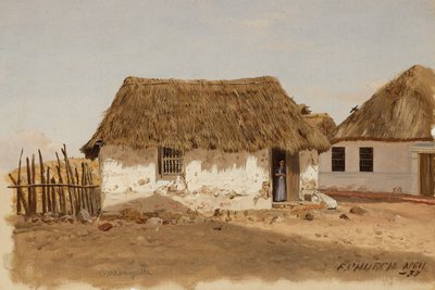 Colombia, Barranquilla, Two Houses by Frederic Edwin Church